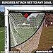 QuickPlay Soccer Goal Target Nets with 7 Scoring Zones – Practice Shooting & Goal Shots. Soccer Goal Frame not Included. (iv) 24x8'