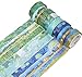 8 Rolls Washi Masking Tape Set, Decorative Adhesive Tape for Crafts,Beautify Bullet Journals,Planners