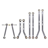 INJORA Aluminum High Clearance 4 Links Set for 1/24