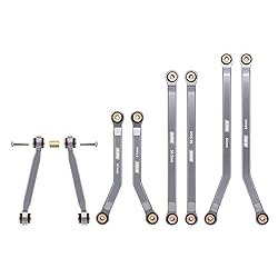 INJORA Aluminum High Clearance 4 Links Set for 1/24
