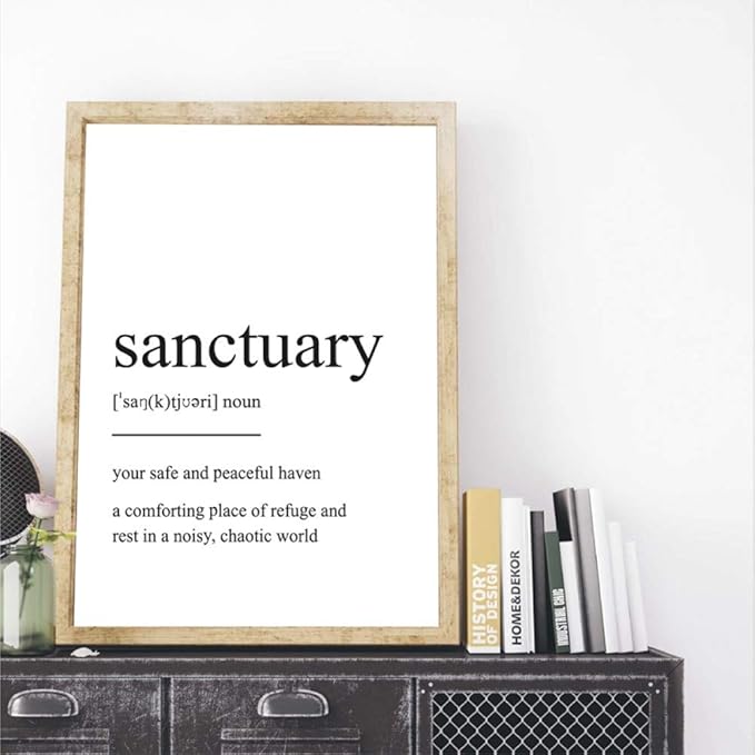 Amazon.com: Canvas Print Art Painting Definition Quote Minimalist Print