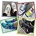 No Tie Shoelaces for Kid Adult Silicone Flat Elastic Running Shoe Laces