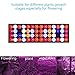 30W Led Grow Light ZXMEAN Full Spectrum Grow Reflector Growing Light Panel with Adjustable Hanger for Indoor Plants Hydroponic Greenhouse Veg and Flower