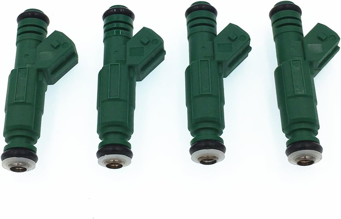 HZTWFC 4PCS Fuel Injector 440cc 0280155968 0 280 155 968 Compatible for Audi A6 S4 TT 1.8L 1.8T - Volvo