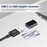 YYV USB Computer Speakers Portable Soundbar with Volume Mute USB Powered view 3