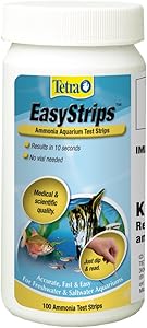 TETRA EasyStrips Ammonia Aquarium Test Strips, 100-Count