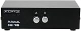 KÖNIG 2 Port VGA Switch Box 3x HD15 Female for 1 Monitor 2 Computers or vice view 1