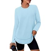 XIEERDUO Women's Workout Tops Long Sleeve Shirts Sun Protection UPF 50+ Quick Dry Shirts for Hiking Running S-3XL