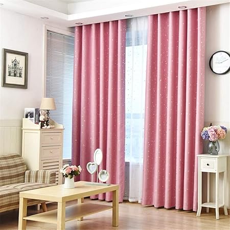 Syeytx Hot Silber Stern Schatten TuchSheer Vorhang Tüll Fenster Behandlung Voile Drape Valance 1 Panel Stoff für Wohnzimmer S
