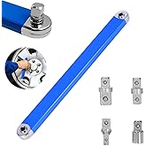 Offset Extension Wrench Set, Tight Reach Extension Wrench Set, with 1/2", 1/4" and 3/8" Square Drive Adapters, Universal Ratc