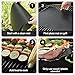 Nonstick BBQ Grill Mat , BBQ Grilling Accessories, Reusable and Dishwasher Safe, Beemax Sheets for Gas Grills, Set of 2 Mats, 15.75 x 13