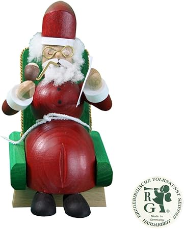 Babbo Natale Tedesco.Tedesco Incenso Fumatore Babbo Natale In Poltrona 5 Pollici 13 Centimetri Autentica Tedesco Erzgebirge I Fumatori Richard Glasser Amazon It Casa E Cucina