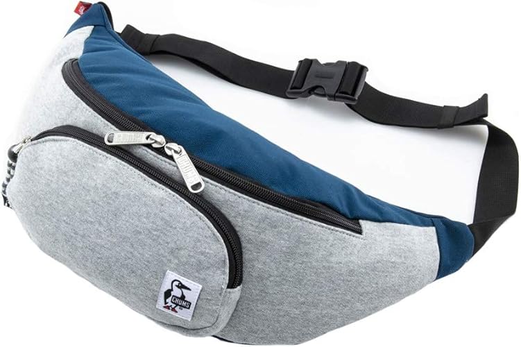 Amazon Chums チャムス ファニーパック スウェットナイロン H グレー ベーシックネイビー ウエストバッグ