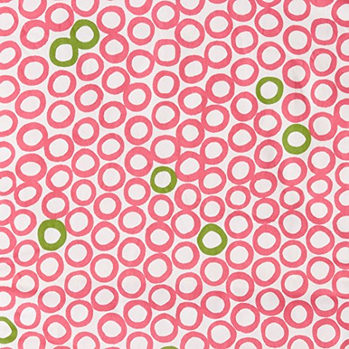 The Plush Pad Portable Changing Pad with Memory Foam, Bubbles in Juice Pattern