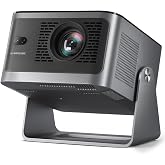 Magcubic Projector Compatible with Netflix 600 ANSI Smart Projector | Whale TV OS,4K Support, Auto Focus, Ultra‑Low Noise, HDMI, USB, Zoom, 1080P Projector for Home &amp; Outdoor Movie Theater