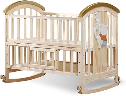b Bois Massif Lit Bebe Avec Rangement 106 64 98 Cm Matelas En Mousse Barriere De Securite En Bois 3 Positions Protege Matelas Amazon Fr Cuisine Maison