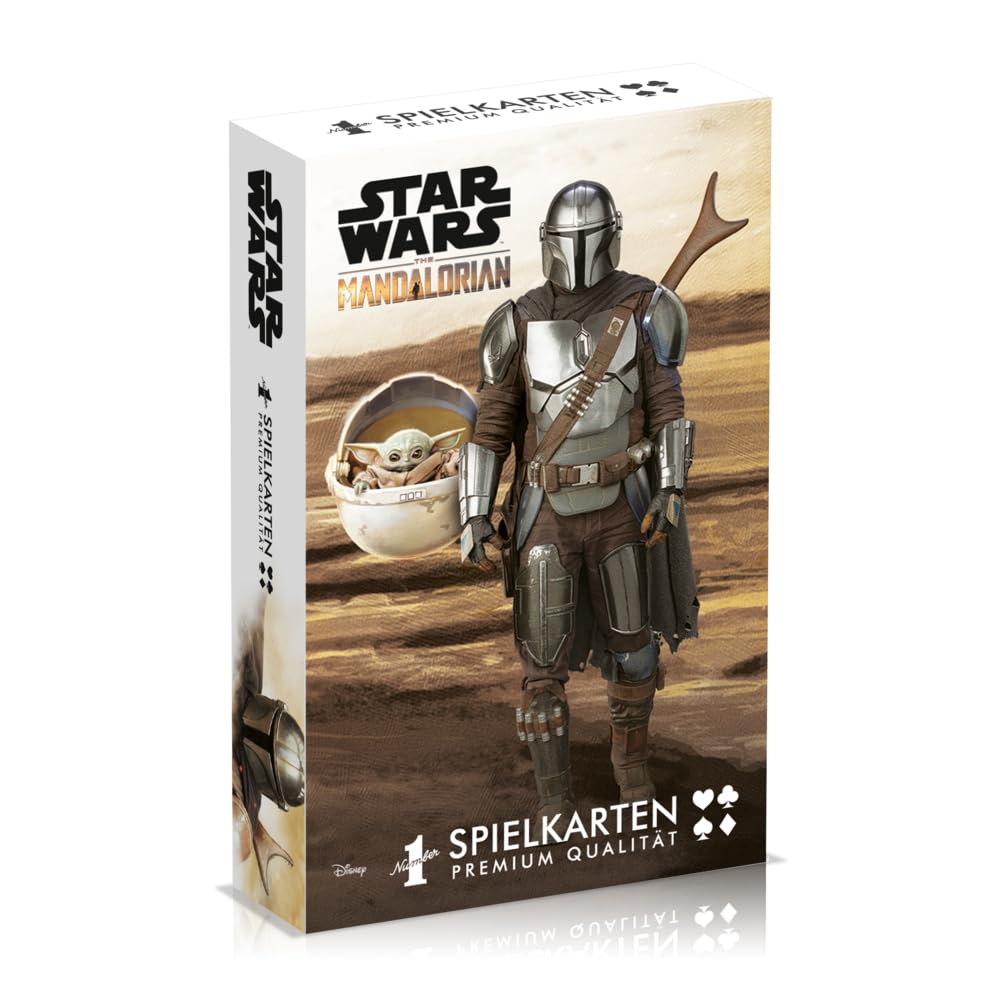 Number 1 Spielkarten - The Mandalorian Baby Yoda - Star Wars Fanartikel - Alter 6+ - Deutsch