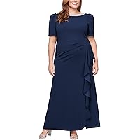 long evening dress chiffon Long Sleeve White Chiffon Long Formal Dress Off White / Large