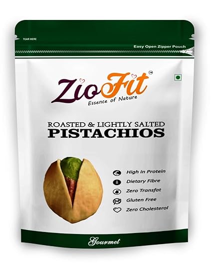 Ziofit Roasted & Lightly Salted Pistachios, 200g (Buy 1 Get 1 Free)