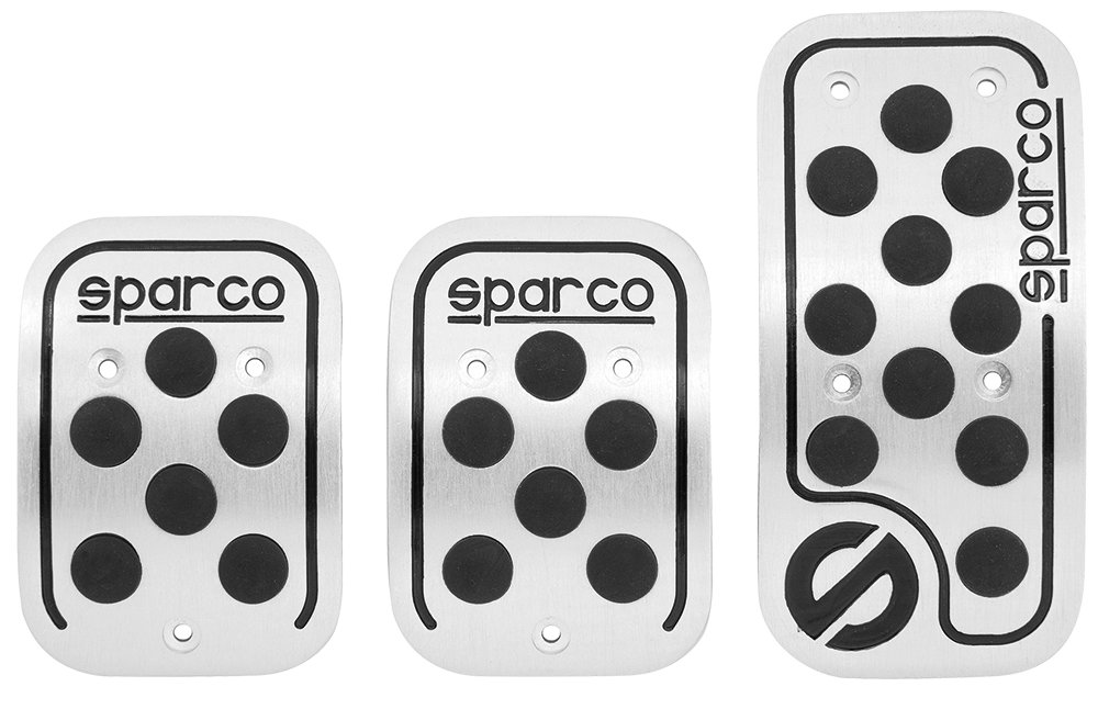 Sparco SPC0406BK Racing Pedal Set Rubber Blacks Amazon.co.uk Car