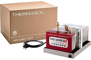 Thermasol Shower Steamer to Enhance Daily Shower Routine with Soothing Shower Steam, Steam Generator Output Supports Relaxation, Circulation, & Healthy Skin, Essential Shower Accessory, 140 cubic ft