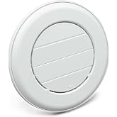 B&amp;B Molders, 94270 CoolVent Adjustable Ceiling Vent, .25" Flange &ndash; White | 0.25in flange, hidden-screw design, 360&deg; rotation, OEM replacement, Made in USA