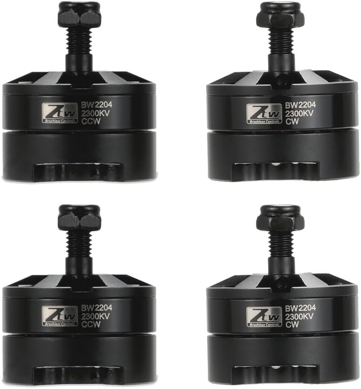Jimi 2 Pairs Original ZTW Black Widow 2204 2300KV Brushless CW/CCW Motor with Built-in 18A ESC 2 in 1 Series for QAV250 Racing Drone