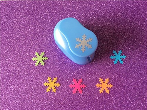 Snowflake Crafts Punch 1-Inch 2.5cm paper punches Handmade Crafts Scrapbooking Tool Paper Punch For Photo Gallery DIY Gift Card Punches Embossing device Stamping (Snowflake)