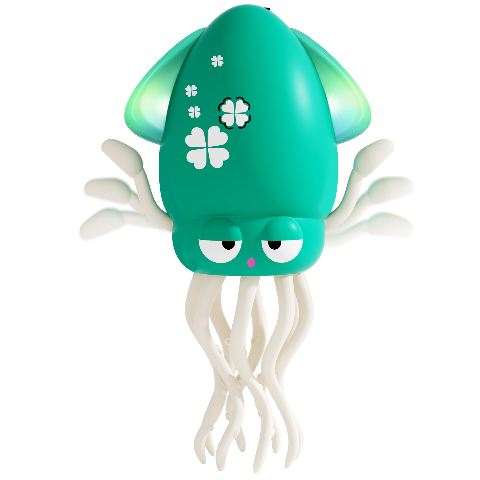 LZZAPJ Electric Dancing Octopus Light Music Suitable for 12-18 Months Old Baby Toys, Kid Crawling Squid Toys Suitable for Toddler Tummy Time, Birthday for 1 2 3 4 5 6 Year Old Boy (Green)