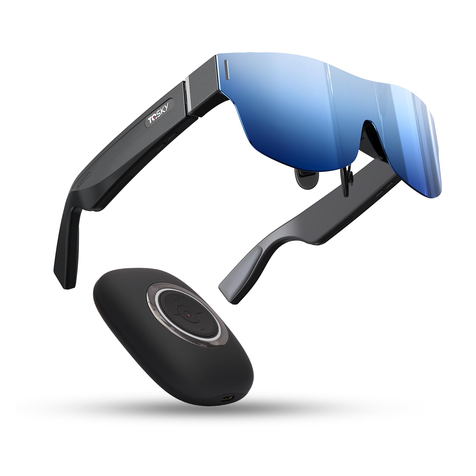 TQSKY T1 AR Smart Glasses with T-Box & Blue Lens, 150