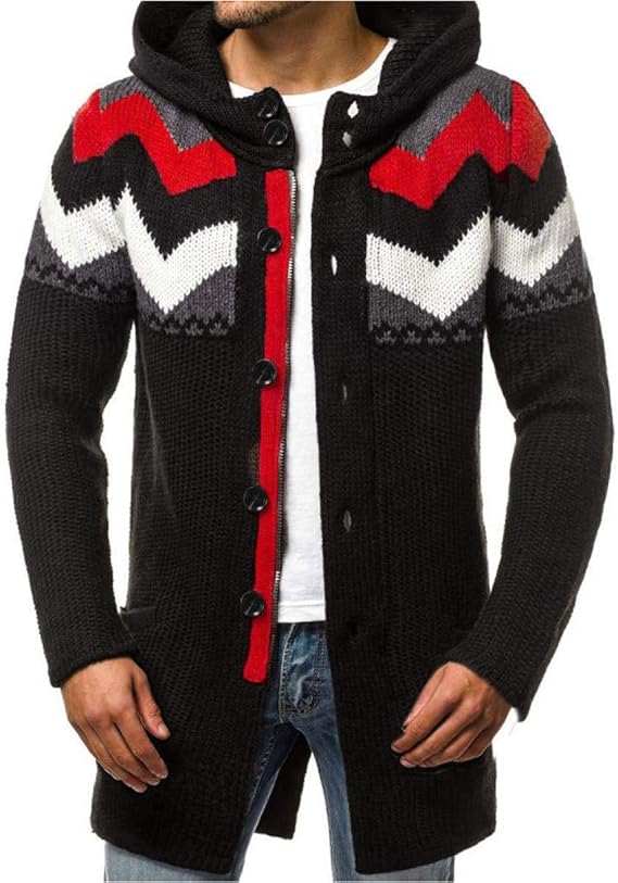 Amazon Co Jp コート メンズ ジャケットhodarey メンズ 秋冬 無地 カジュアル 暖かい コートメンズフーディー暖かいパッチワークニットトレンチコートカーディガン長袖 ジャケット安いトップス 防風 防寒 大きいサイズ トレンチコートプルオーバー アウター普段着 腕時計