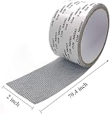 ACEBON Fiberglass Window Screen Repair Tape Patch Adhesive 2x80in Grey view 7