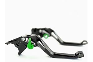 motor-mh Adjustable Short Brake Clutch Levers for Kawasaki Z900/Z650 2017-2020, 1000 2015-2020, Ninja 650R/ER-6F/EX650 2017-2020