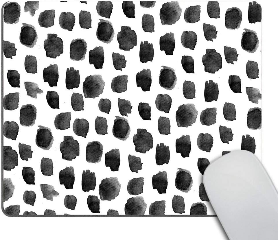 Wasach Polka Dot Mouse Pad, Polka Dot Print, Dot Pattern, Present for Her Cute Mouse Pad, Cute Desk Accessories, Office Decor