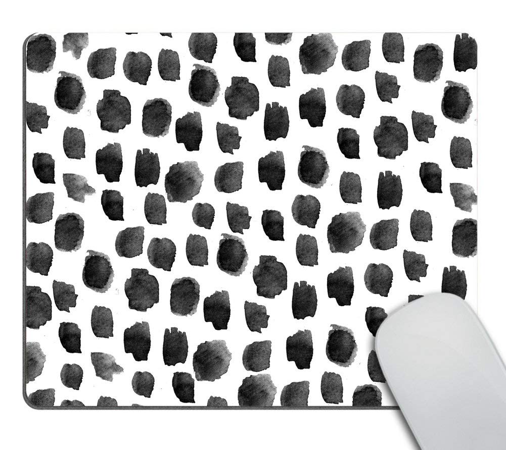 Wasach Polka Dot Mouse Pad, Polka Dot Print, Dot Pattern, Present for Her, Cute Mouse Pad, Cute Desk Accessories, Office Decor, Desk Decor, Mouse Pads