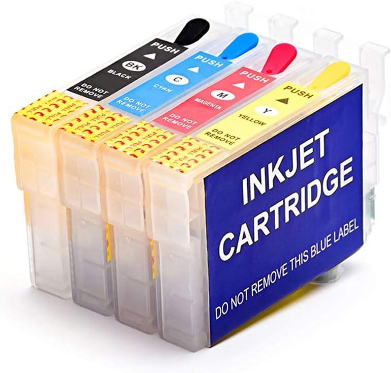 Caidi 16XL Empty Refillable Ink Cartridges for Epson WF-2510 WF-2520NF WF-2530 WF-2540 WF-2010W WF-2650DWF WF-2630WF WF-2660DWF Printer