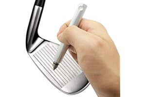 X·CELLENT Golf Club Groove Sharpener Sharpening Tool Re-Grooving Cleaning Tool and Cleaner for Wedges & Irons