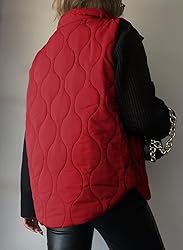 EVALESS Womens Fashion Cropped Christmas Puffer