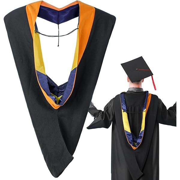 Amazon.com: GRADWYSE Business Administration MBA Master Hood Graduation  Master Degree Hood, Various College Colors Available Drab (Blue/White):  Clothing, Shoes & Jewelry