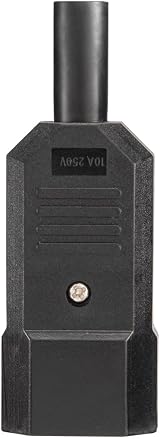 Sourcing Map 3Pcs AC250V 10A IEC320 C14 Male 3 Terminals Power Socket view 7