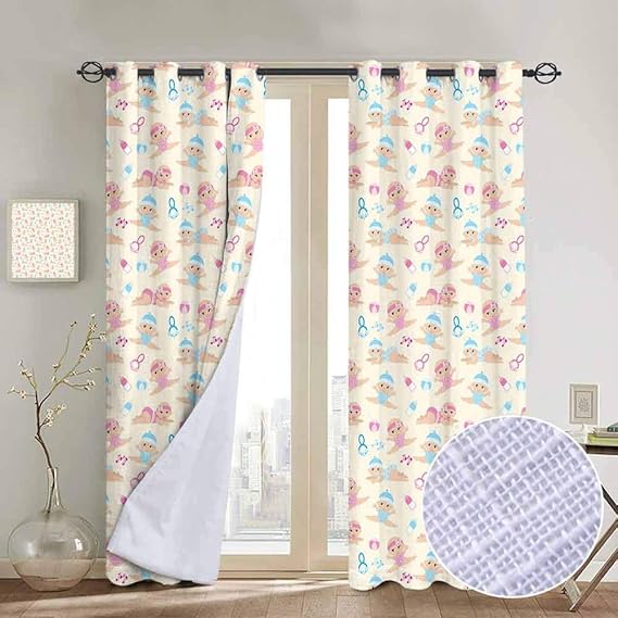 Cortina aislada para sombreado para bebé, niño, niña, gateando tumbado