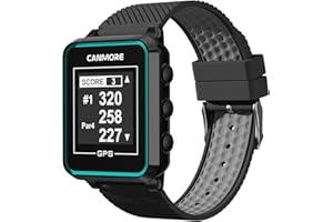 CANMORE TW356 Golf GPS Wearable Device for Men and Women, Free 41,000+ Preloaded Courses Update Worldwide, High Contrast LCD 