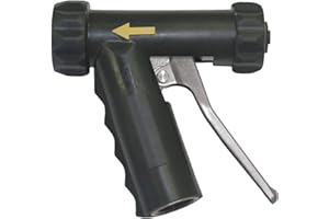 Sani-Lav Spray Nozzle, Aluminum, Brass/SS, Black