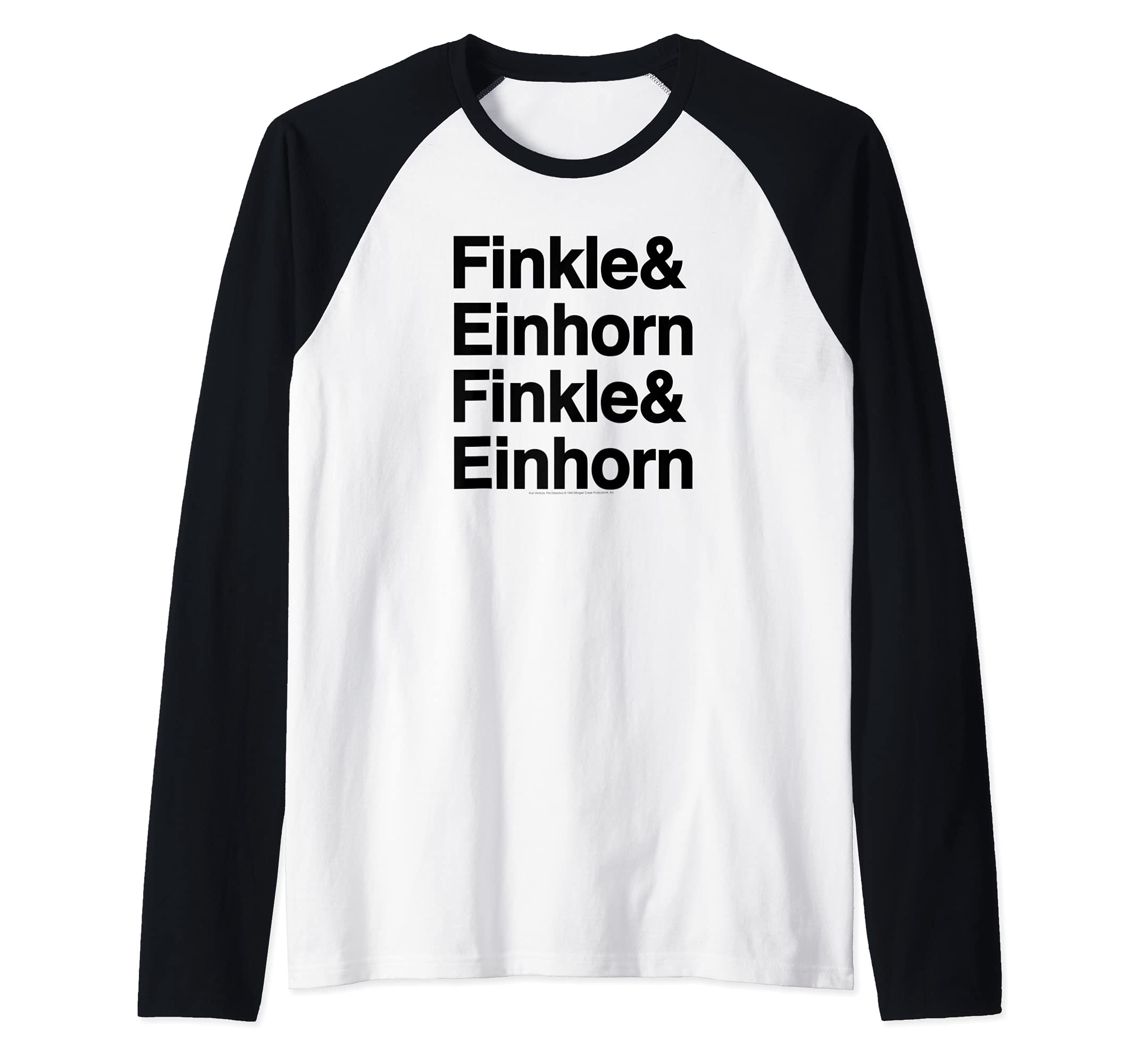 Ace Ventura Finkle is Einhorn Raglan Baseball Tee