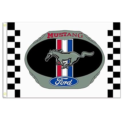 Amazon Com Home King Ford Racing Flags Banner 3x5ft 100