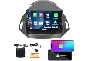 Kunfine Car CarPlay Android Auto Navigation Stereo GPS Radio Reverse Camera Display 9" IPS Touchscreen Headunit Tablet Pad Me
