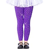 LUCKELF Girls Footless Tights with Sparkle Rhinestone Ballet Dance Tights for School Students Soft Stockings