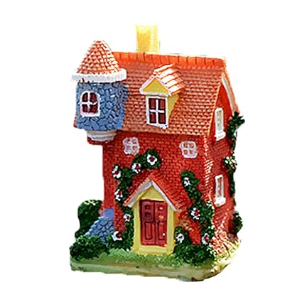 Segolike 1 Pieces Micro Landscape Mini Resin Bonsai Garden DIY Decor Villa Statue