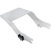 YHMOTO Tour Pack Detachable Mount Rack for Harley Touring 1997-2008 Chrome | Compatible for Harley Touring Electra Glide Road King Road Glide '97-'08,Razor Tour Trunk Detachable Luggage Rack Mount Rack
