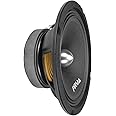 PRV AUDIO 8 Inch Midrange Speaker 8MR500-4 Bullet, 500 Watts Program Power, 4 Ohm, 1.5 in Voice Coil Bullet Speakers for Car Audio Door Louspeaker (Single)